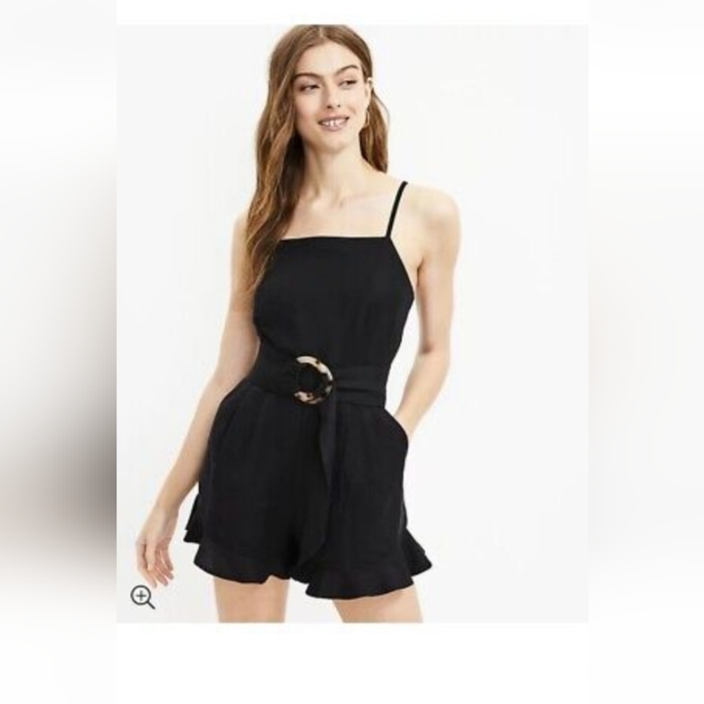 Ann Taylor Loft Linen Blend Romper